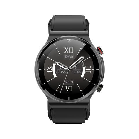 black smart watch