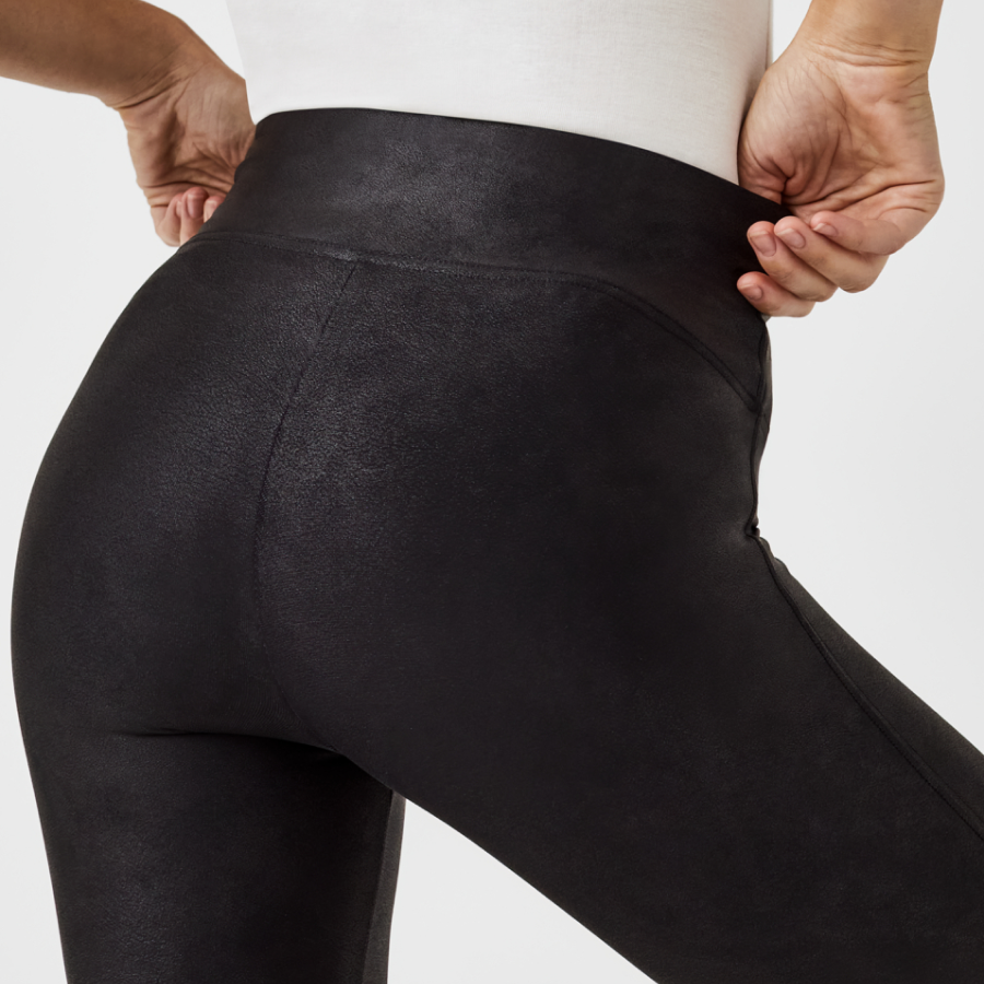 Faux Leather Fleece-Lined Leggings – Spanx