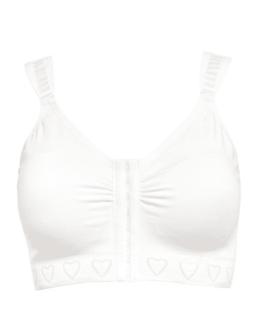 RecoHeart Bra Post Surgical Bra White The Fitting Service – The Fitting  Service