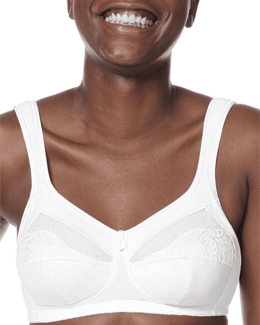 Telusu Women's Comfortable Post-Op Cotton Mastectomy Bras Wide