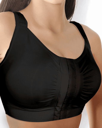 Telusu Women's Comfortable Post-Op Cotton Mastectomy Bras Wide