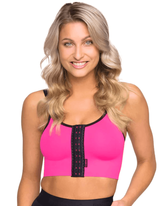 Lipoelastic PI Plus Variant Post Surgical Compression Bra Natural/Black