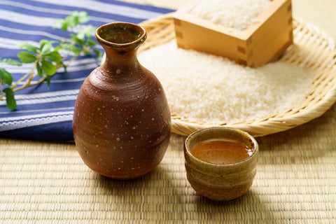 日本酒と米