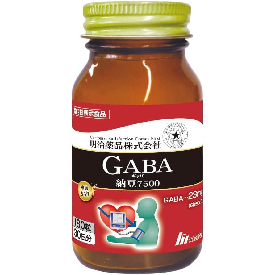 卸売 GABA納豆7500 180粒<br>明治薬品 ギャバ ナットウ energianova.com.br