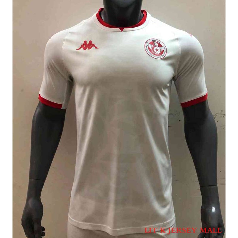 Jersey De Alta Calidad/Camiseta De Fútbol 21/22 Túnez Visitante – Halftime