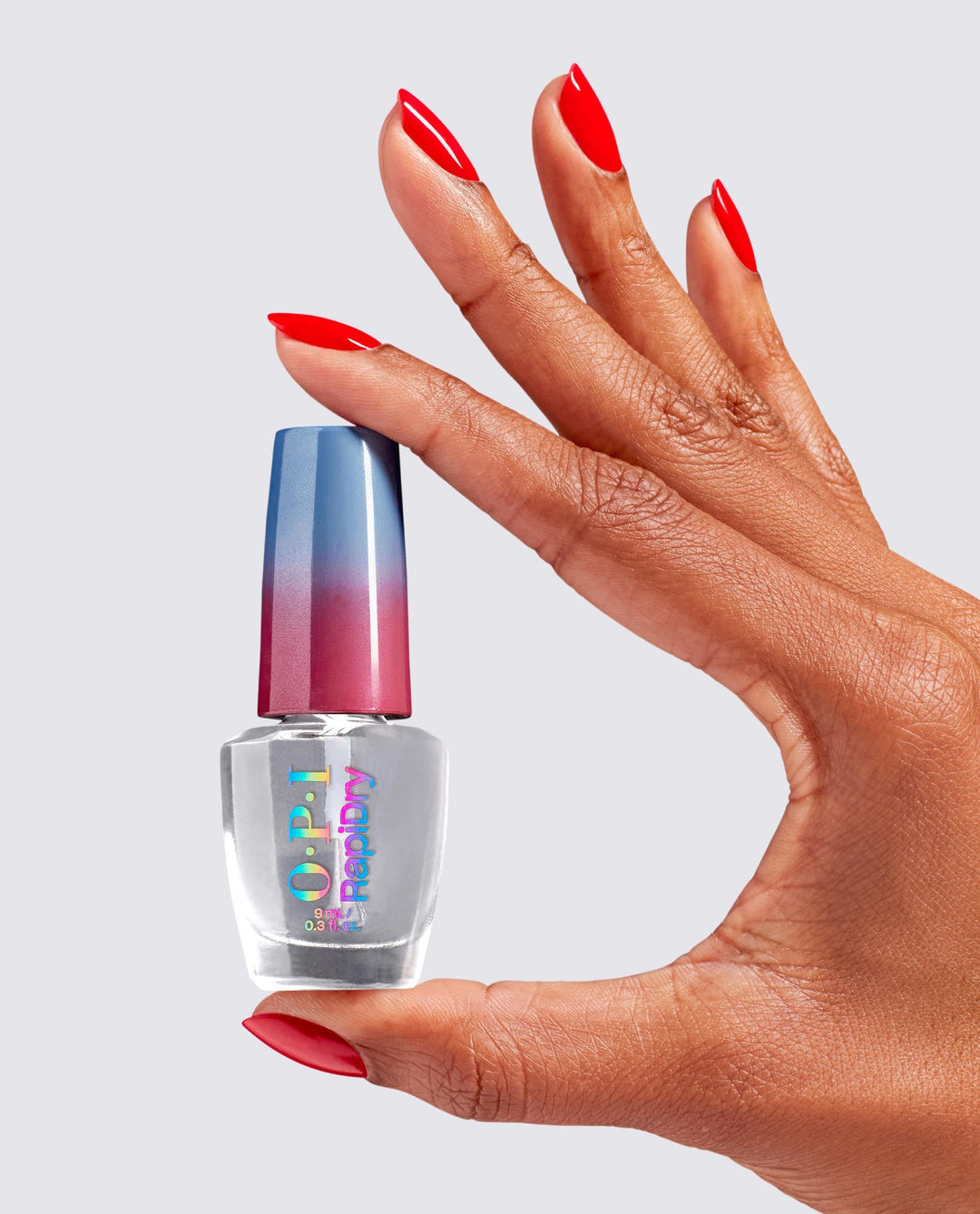OPI Clearly Fast RapiDry Quick-Dry Nail Polish Hand and Bottle
