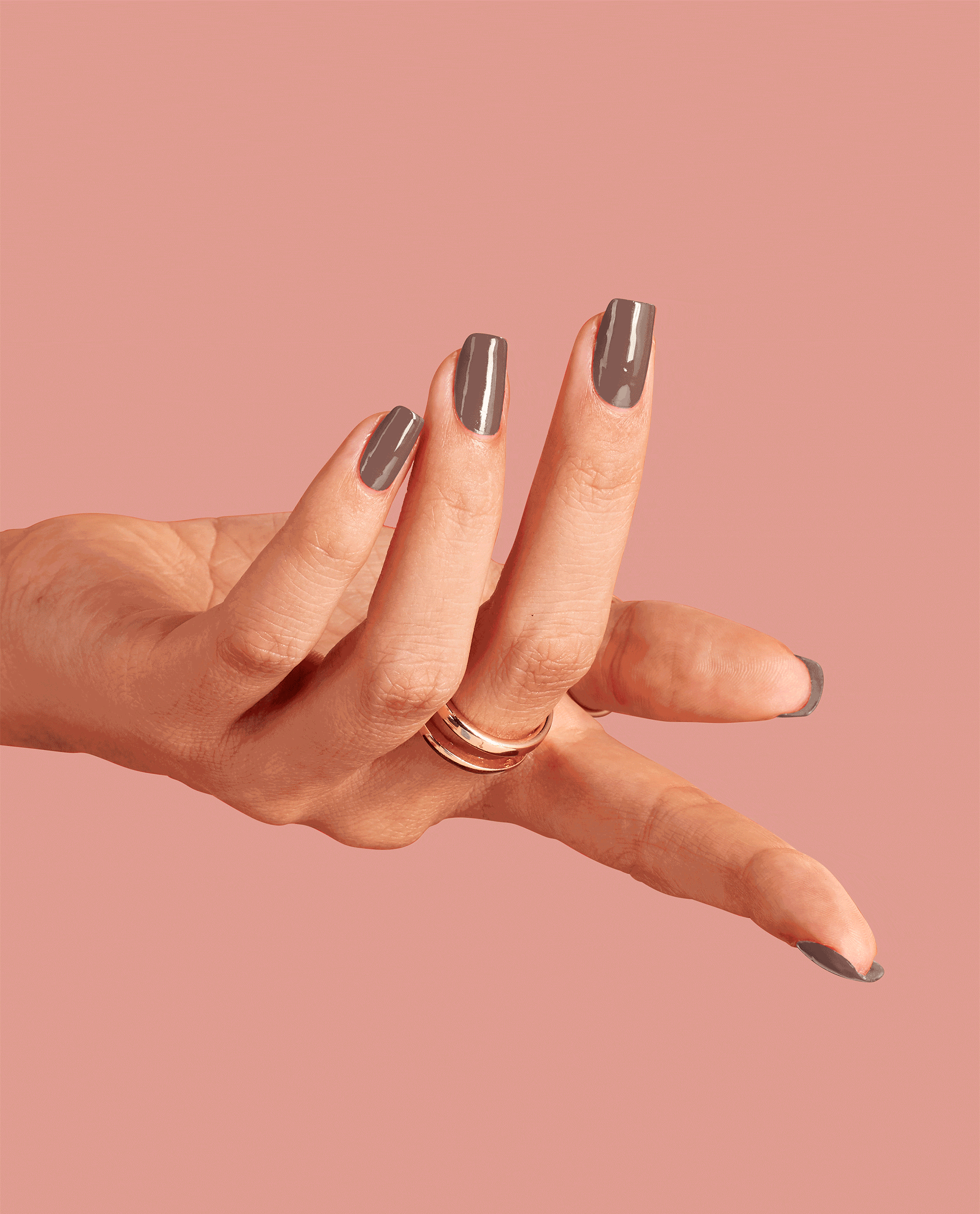 OPI Espresso Your Inner Self Brown Nail Polish GIF