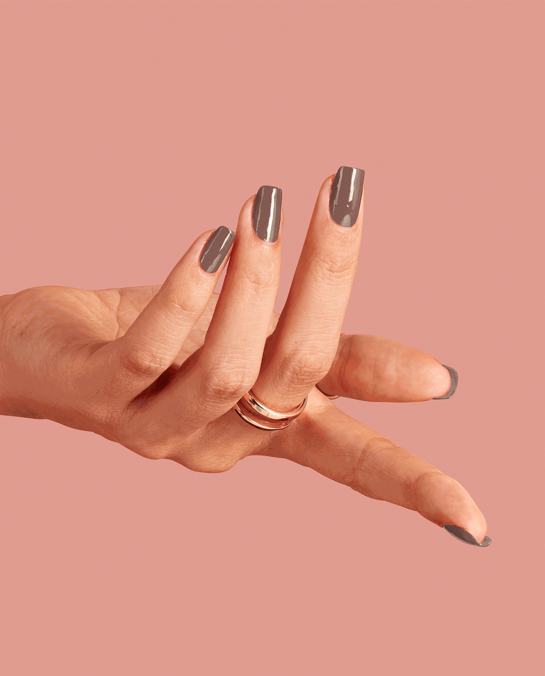OPI Espresso Your Inner Self Brown Long-lasting Nail Polish GIF
