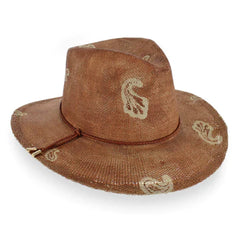 Paisley Straw Hat