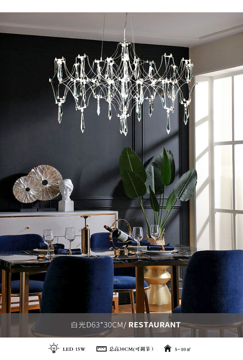 Modern Living Room Art Crystal Chandelier