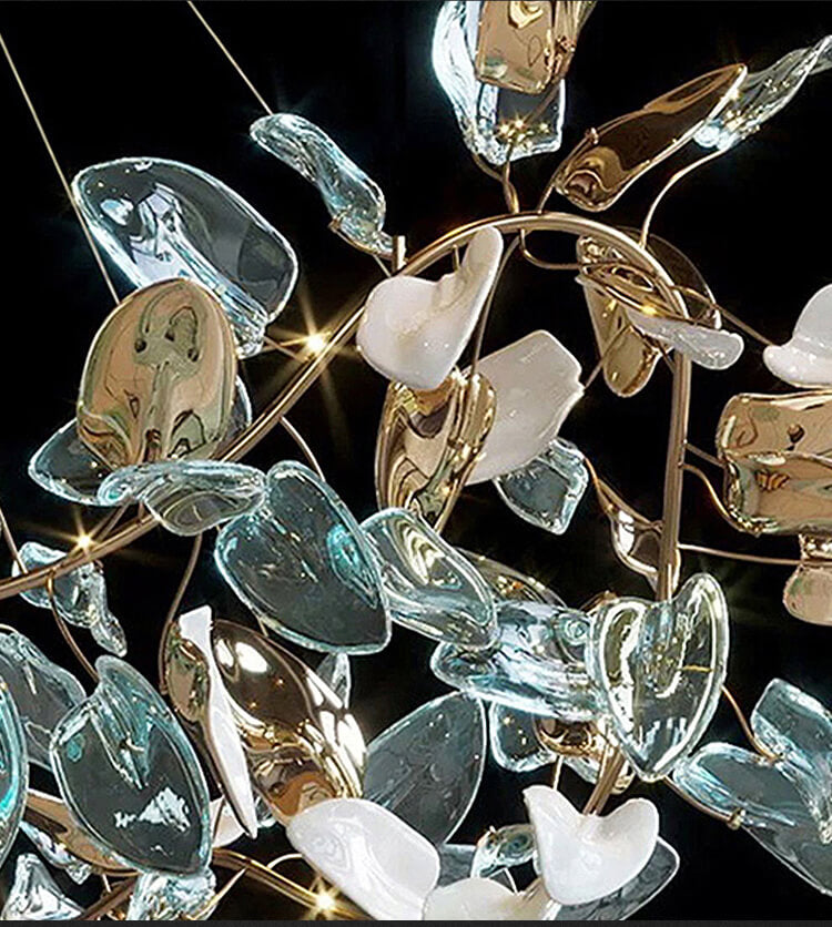 创意全铜客厅艺术水晶吊灯