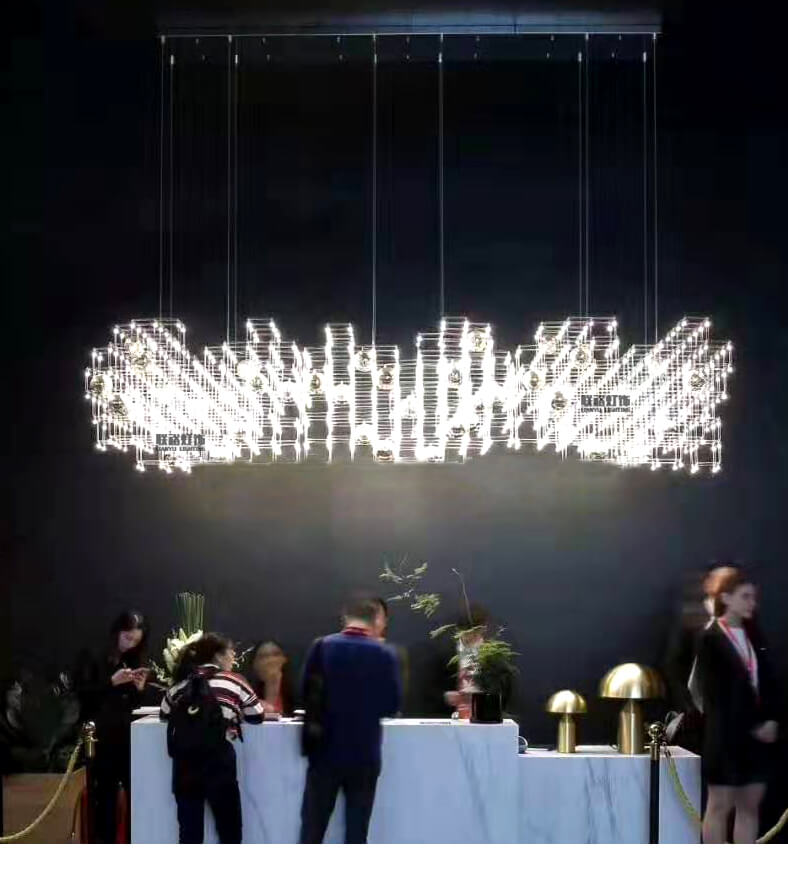 Custom Light Cube Chandelier