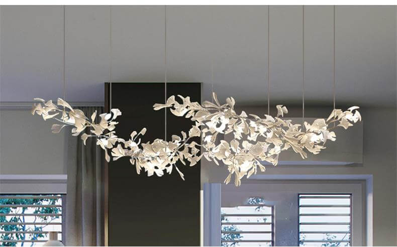 Designer Ginkgo Leaf Decoration Chandelier