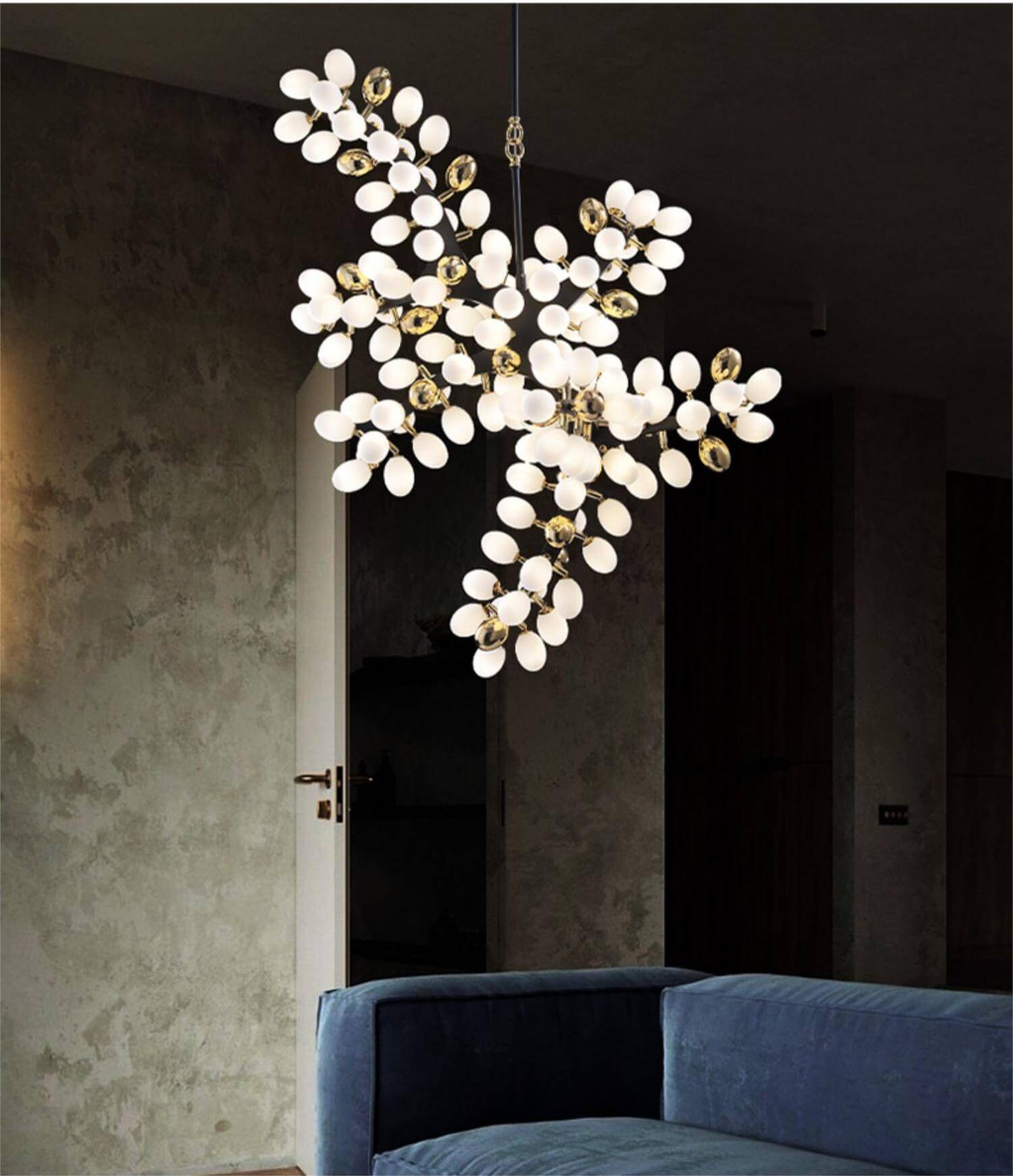 Grape Flower Chandelier for Living Room