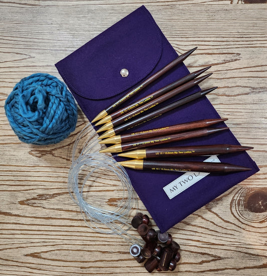 Rosie's Premium Rosewood Knitting Needle Set