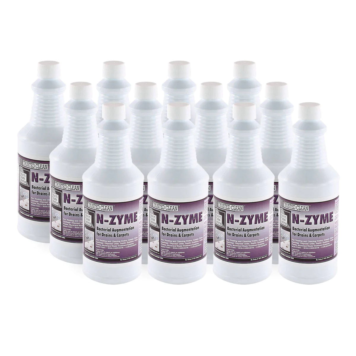 'N-Zyme' Bacterial Augmentation Enzymatic Cleaner for Carpets & Drains - 12 Quarts - CarpetExtractors.com product image