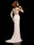 Sheath/Column One-Shoulder Sleeveless Ruffles Long Chiffon Dresses DEP0002294