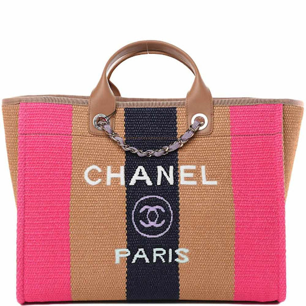 chanel straw tote bag