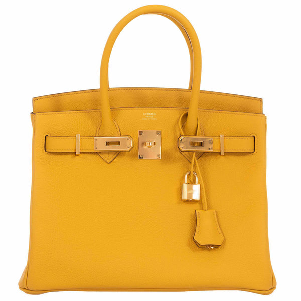 hermes birkin jaune ambre