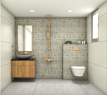 Luxury spa-style bathroom featuring a freestanding tub and natural light.