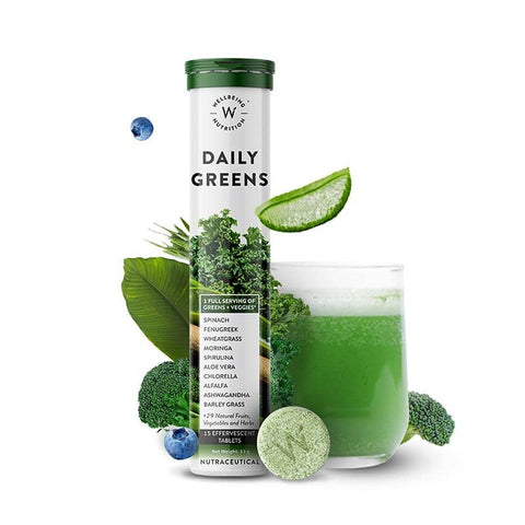 Sale Wellbeing Nutrition Daily Greens Multivitamin Effervescent Tablets