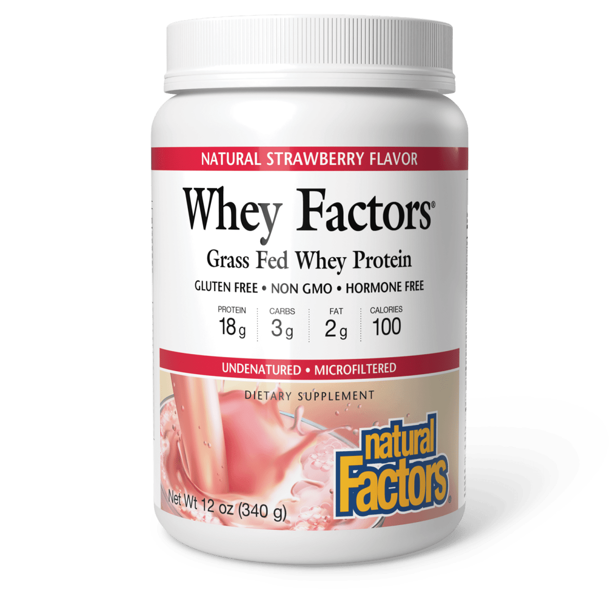 Grass Fed Whey Protein Strawberry