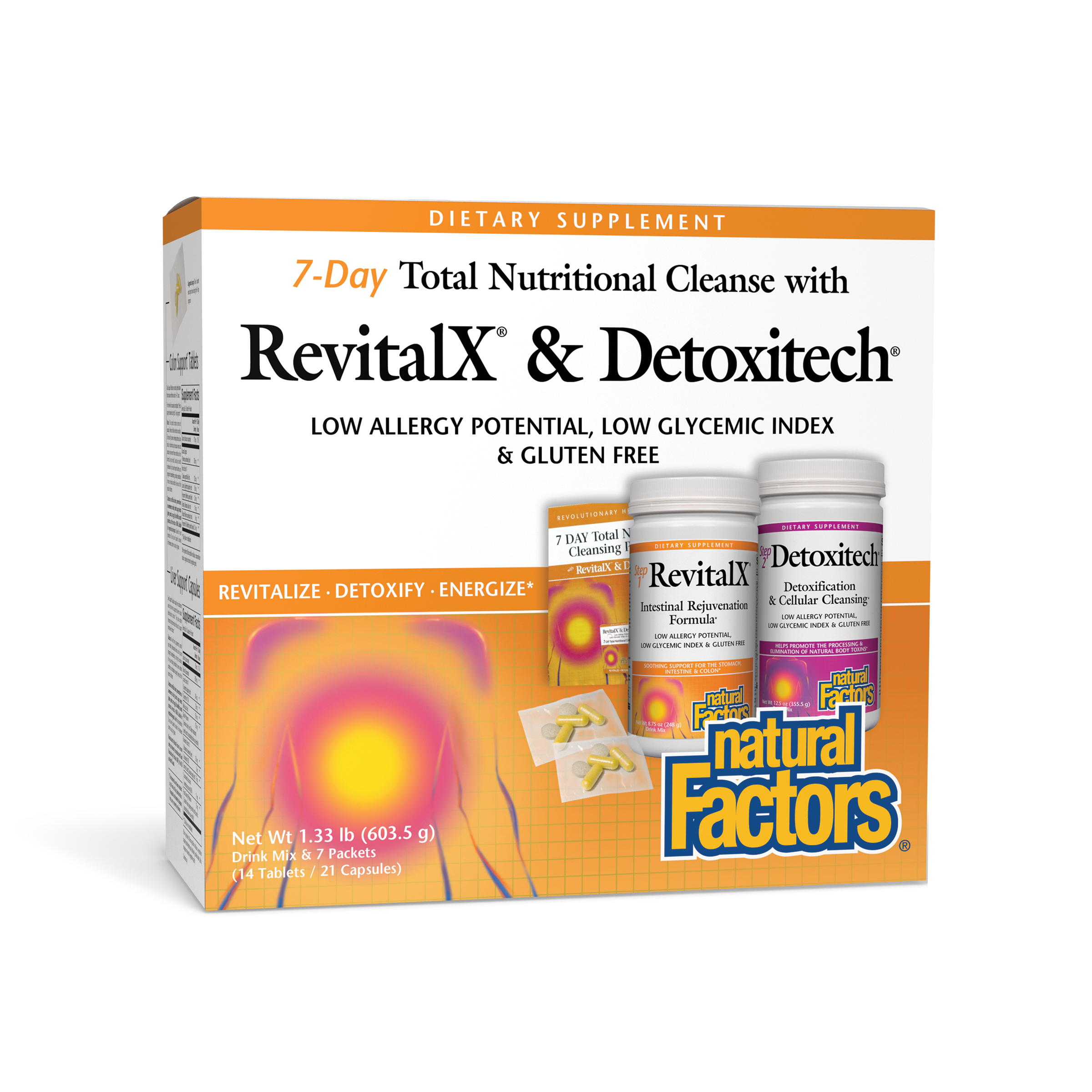 RevitalX® & Detoxitech® 7 Day Total Nutritional Cleansing Program | Natural  Factors USA