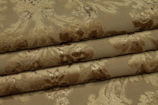 Green Damask Cut Velvet Upholstery – Prime Fabrics