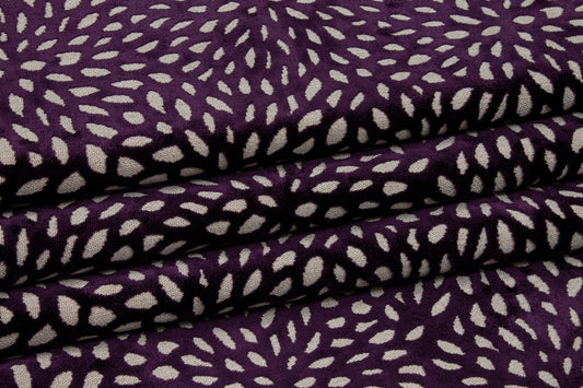 Leaf Cut Velvet Upholstery - Red – Prime Fabrics