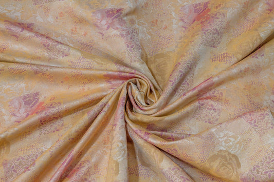 Silk Jacquard Fabric: 100% Silk Fabrics from Italy, SKU 00072388