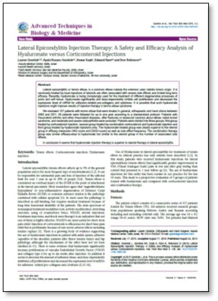 Gorelick 2015 Lateral Epicondylitis Injection Therapy Study