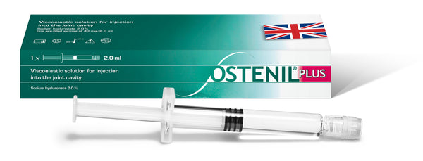 Ostenil Plus Pack Shot with UK flag