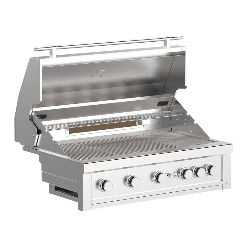 Videl Grills Gran Fuego 42-inch built-in gas grill in 304 stainless steel with infrared sear zone