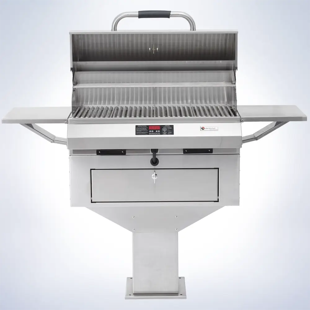 ElectriChef Ruby 32-inch pedestal electric grill for apartments, condos, rooftops