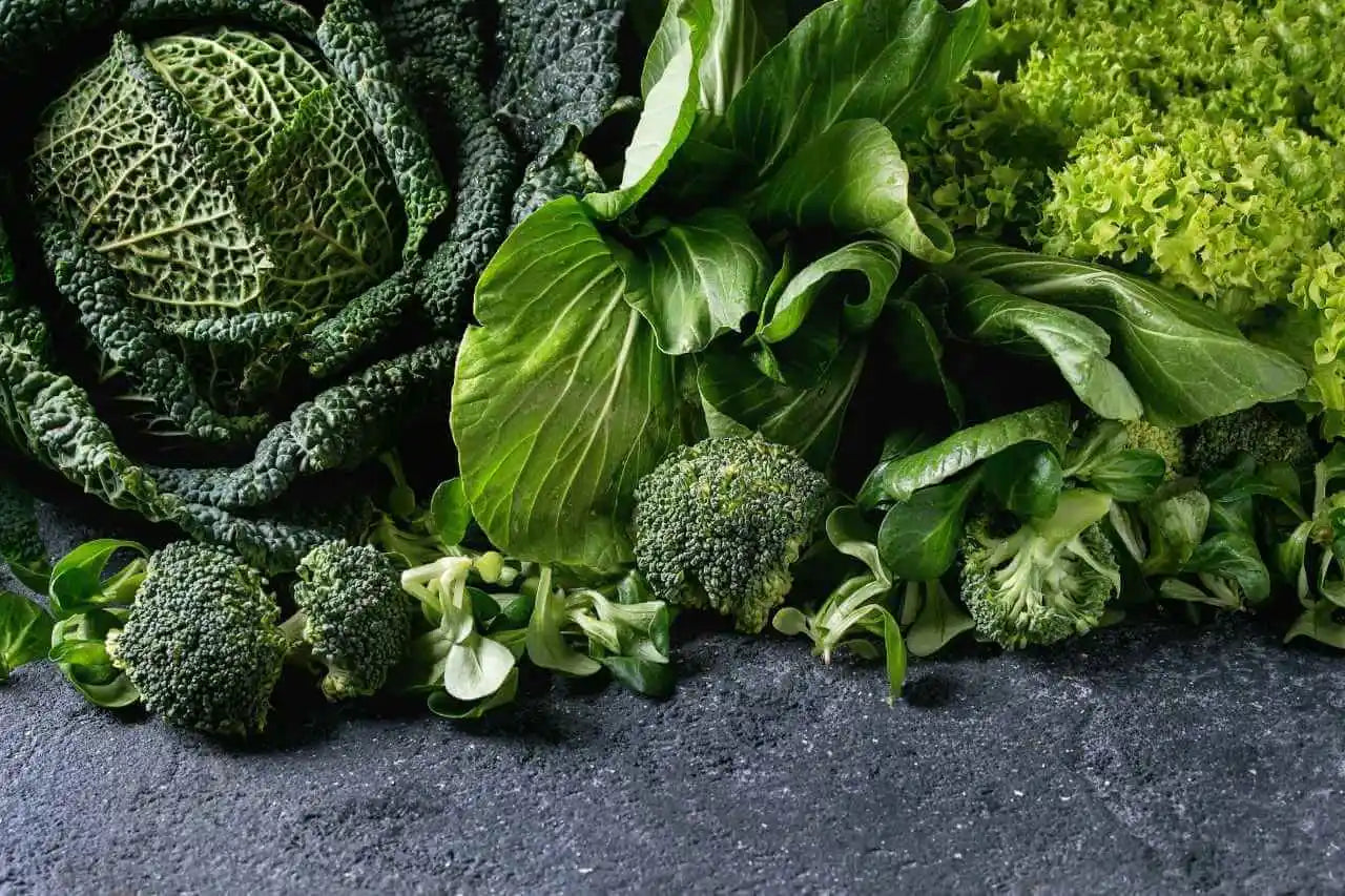 Verdure a foglia verde