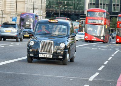 London Public Transport - Black Cab &amp; Bus