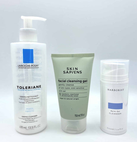 Rosacea skincare routine - cleansers