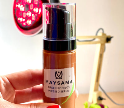 MAYSAMA Green Rooibos Pressed Serum & LED Light Therapy