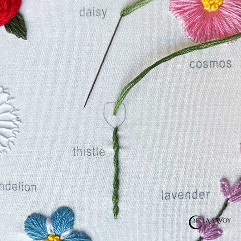 Embroidered Flowers With French Knot Centers : 6 Steps (with