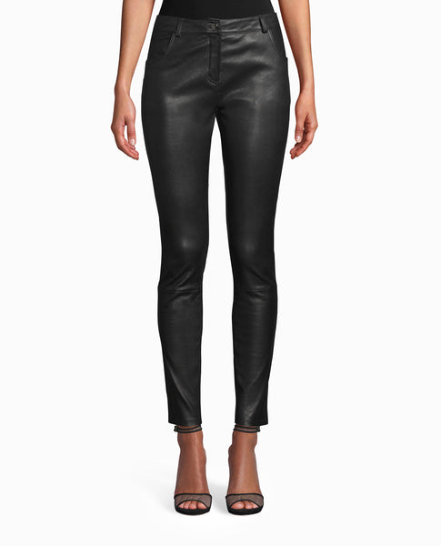 GIGI - Skinny Stretch Leather Pant – ANGRY LANE