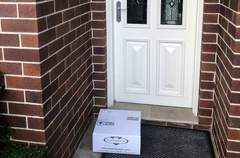 gift hamper delivered to their door