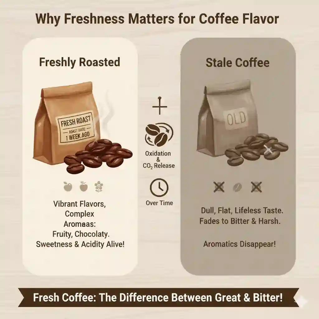 Why Freshness Matters for Coffee Flavor