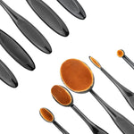 5-Piece Oval Makeup Brushes Foundation Paddle Brush Cosmetic Blending Makeup Tool Set