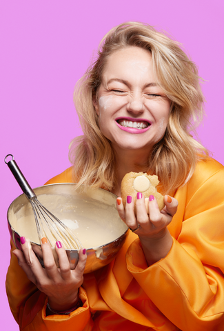 Carolien Spoor Maniac Nails Orange is the new Pink Nail Art Pink and Orange Manicure