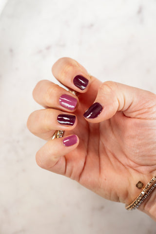 Twice as Nice Maniac Nail Purple Manicure Carolien Spoor