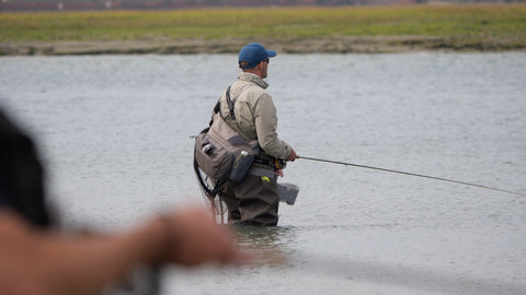 Saltwater fly angler