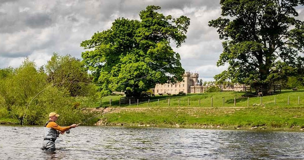 The Pro Guide Waders in Action - Salmon Fishing on the River Tweed at Floors Castle