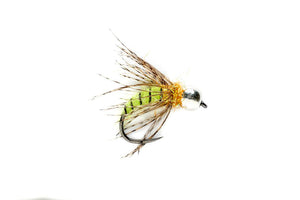 McPhail Bubble Wing Caddis Cinnamon Barbless S12 Fishing Fly, Tactical