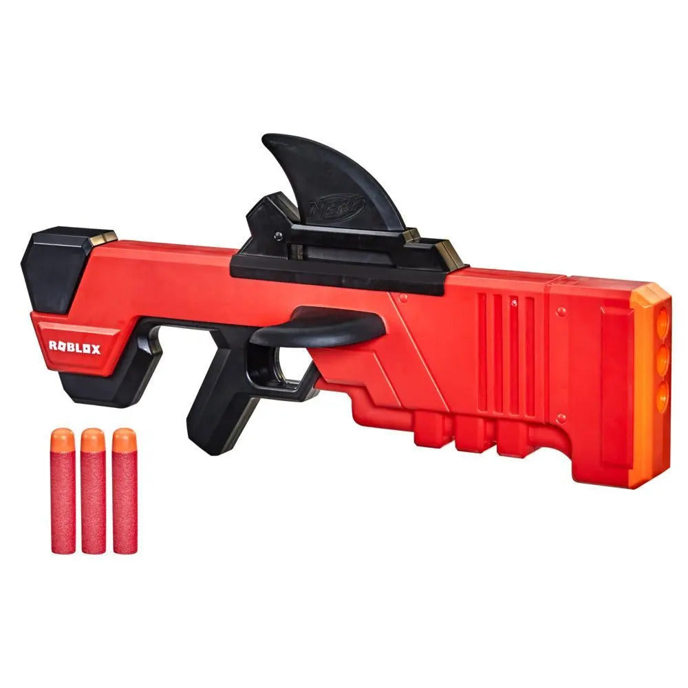  NERF Roblox Phantom Forces: Boxy Buster Dart Blaster, Pull-Down  Priming Handle, 2 Elite Darts, Code to Unlock in-Game Virtual Item : Toys &  Games