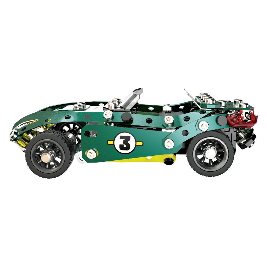 Meccano 25-in-1 Motorized Supercar STEM Model Building Kit with 347 Parts,  Real Tools and Working Lights, Kids Toys for Ages 10 and Up